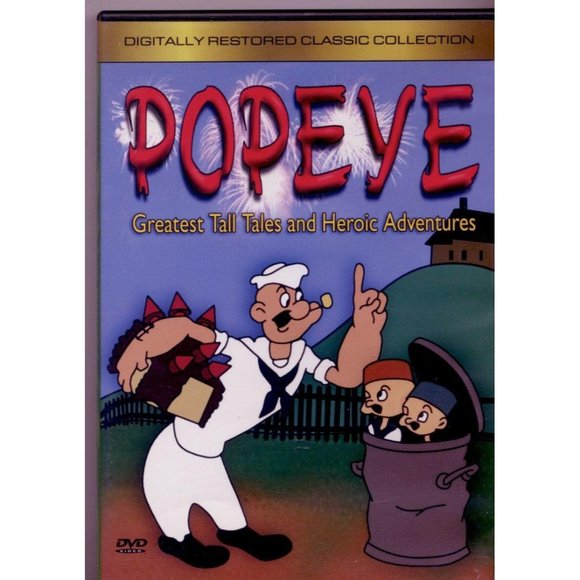 POPEYE Greatest Tall Tale DIGITALLY REMASTERED DVD - Picture 1 of 2